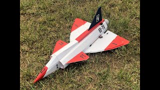 6S Thrust Vectored RC Viggen scratch build from Flight Test Built and flown by Holomodels RC [upl. by Fatsug699]