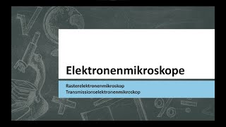 Was sind Elektronenmikroskope  REM  TEM  DE  GERMAN [upl. by Oniger]