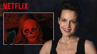 Carla Gugino is Mike Flanagans Raven  The Fall of the House of Usher  Netflix [upl. by Jun862]