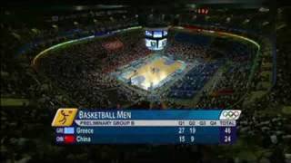 Greece vs China  Mens Basketball  Beijing 2008 Summer Olympic Games [upl. by Akym445]