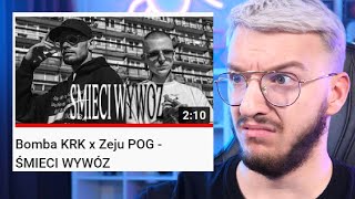 Gimper ogląda quotBomba KRK x Zeju POG  ŚMIECI WYWÓZquot [upl. by Eidur]