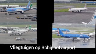 vliegtuigen op Schiphol Airport 1272024 [upl. by Cleti671]