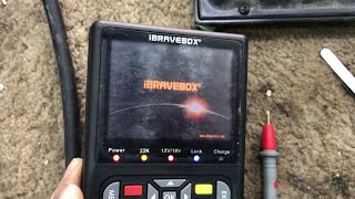 iBRAVEBOX DIGITAL DISH Satellite Finder V8  NO Display Problem FIX [upl. by Alesram54]