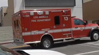 LAFD RESCUE 13 RESPONDING [upl. by Sydney285]