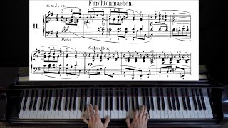 Schumann  Fürchtenmachen Frightening Kinderszenen Op15  Piano with Sheet [upl. by Hcnarb170]