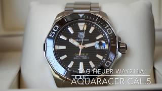 Tag heuer Aquaracer Way211A 41mm Calibre5 Automatic [upl. by Neelhsa143]