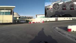 Karting at Al Forsan Raceway in Abu Dhabi regular kart [upl. by Aivital]