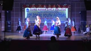 Haryanvi Dance Perfomed by DAV College for GirlsYamunanagar [upl. by Aicineohp883]