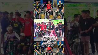 NINJA TEKNO TUNER VS HONDA CRF FFA teknotunner dragindonesia ebon race [upl. by Ecirual]