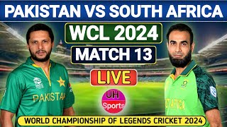 Pakistan Champion Vs South Africa Champion Live Match 13 World Championship of Legends Cricket PK [upl. by Yssac]