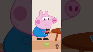 George loses playing UNO animationmeme peppapig humor funny comedia sonic [upl. by Eceryt]