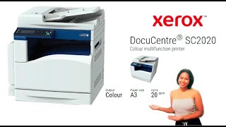 Xerox DocuCentre SC2020 Printer [upl. by Ntsud]