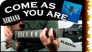 COME AS YOU ARE 😵  Nirvana  GUITAR Cover  MusikMan N°155 [upl. by Maurie]