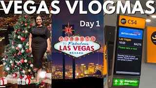 Las Vegas Vlog  12 Days of Vlogmas  Day 1 TRAVEL DAY [upl. by Calbert]