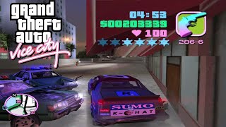 4 stars case with Hotring racer in GTA Vice City  Grand Theft Auto gta sanandreas gta5 gta6 [upl. by Gonnella529]