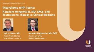 Testosterone Therapy in Clinical Medicine Interview with Abraham Morgentaler MD FACS [upl. by Mountford612]