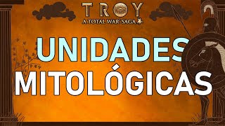 🐴 UNIDADES MITOLÓGICAS  TOTAL WAR TROY Cuáles son que hacen y cómo conseguirlas en TROYA [upl. by Ahsinauq]