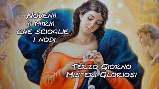 Novena a Maria che Scioglie i Nodi Terzo Giorno Misteri Gloriosi [upl. by Parrnell]