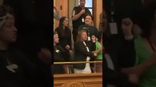 Maori MPs stage Haka dance protest in New Zealand parliament to oppose controversial bill [upl. by Tamanaha]