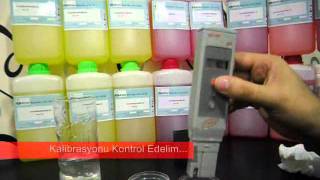 pH Metre Kalibrasyonu  AD100wmv [upl. by Desiri]