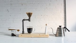 DIY Pour Over Coffee Maker Made Out of Iron Pipes [upl. by Gustav]