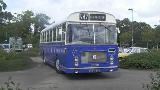 BRISLINGTON BUS RALLY 100814CLASSIC BUSES ON THE MOVE [upl. by Goeger]