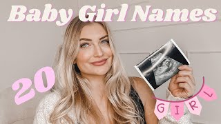 Baby Girl Names We Love amp Might Be Using  20 Unique amp Popular Baby Girls Names UK 2023 [upl. by Trainer]