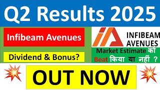 INFIBEAM AVENUES Q2 results 2025  INFIBEAM results today  INFIBEAM AVENUES Share News  INFIBEAM [upl. by Aiyekal]