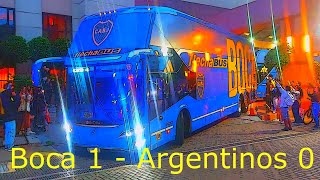 Boca venció por 10 a Argentinos  así partían los jugadores  Hotel InterContinental  Flechabus [upl. by Rocher]