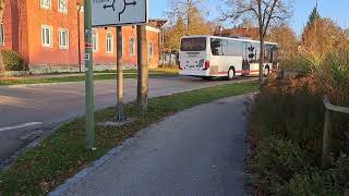 Setra S415 Le Business Wellhöfer Reisen Ausfahrt 813 nach Dinkelsbühl in Feuchtwangen Mooswiese [upl. by Adoc]