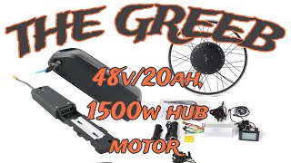 My first ebike build 48v 1500w hub motor [upl. by Merline]