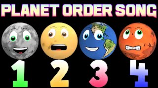 Planet Order Song  Solar System for Kids [upl. by Anthiathia]