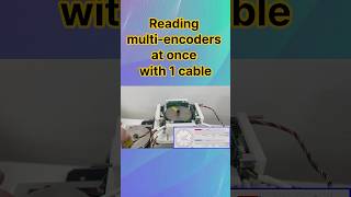 Reading multi encoders at once with 1 cable for robot applications SensorLab [upl. by Emelia]