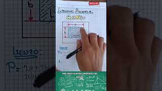 Expresiones algebraicas para áreas y perímetros mathetips matematicas algebra [upl. by Lahcsap]