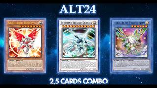 YGOPRO 25 Cards Combo  Quasar Sifr Herald and Archlord Kristya Link Format [upl. by Yrian]