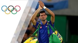 Djokovic in tears after early exit [upl. by Zailer]