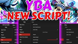 NEW UPDATED YBA Script Hack  Give Stands Item Farm Arrows Auto Farm amp More  2023 [upl. by Kimmy]