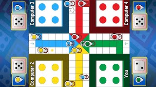 Ludo King 4 players  Ludo game in 4 players  Ludo King  Ludo gameplay 1599 [upl. by Broeder]