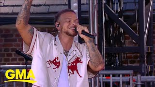 Kane Brown plays hit song One Thing Right on GMA [upl. by Nuhsal]