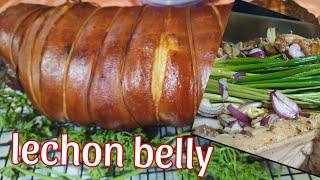 CRISPY LECHON BELLYLECHON BELLY OVENhomemade CRISPYLICIOUS lechon [upl. by Samanthia]