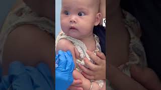 Baby vaccination baby Craig Cute baby 🍼😍🍼 reels short viralshort [upl. by Tranquada]