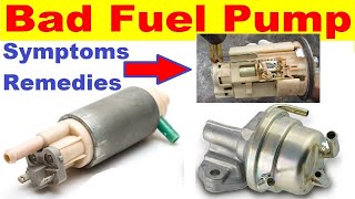 Bad Fuel Pump Symptoms Causes and Remedies Identifying and Fixing Bad Fuel Pump Issues Fuel Pump [upl. by Ariamat]