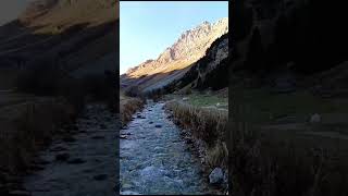 The River of PRALOGNAN in the foot of the mountain VANOISE franceadventure adventureandrelaxation [upl. by Noryak]