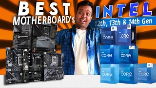 Best Budget Motherboards for intel 14th 13th amp 12th Gen  i3 i5 i7 i9  intel budget motherboard [upl. by Atnauqahs]