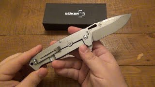 Boker Plus quotHtmanquot BOP01BO776 Cheaper  More Affordable D2 Version [upl. by Ydennek]