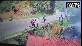 Demodara accident caught on CCTV [upl. by Sofia652]