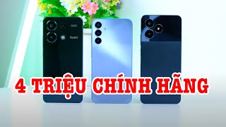 Top 3 điện thoại 4 triệu chính hãng đáng mua nhất dịp Tết [upl. by Iver]