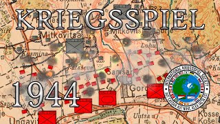 WW2 Kriegsspiel  Marienburg Line 1944  Open Saturday IKS [upl. by Nilyram]