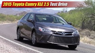 2015 Toyota Camry XLE 25 Test Drive [upl. by Polivy745]