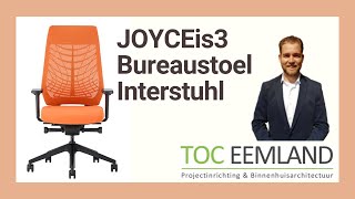 JOYCEis3 Bureaustoel Interstuhl  Review Video  De Bureaustoelen Specialist [upl. by Mallina130]